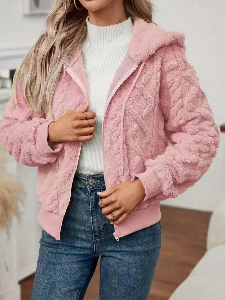 Paulina™ | Soft Knitted Sherpa Bomber Jacket for Women