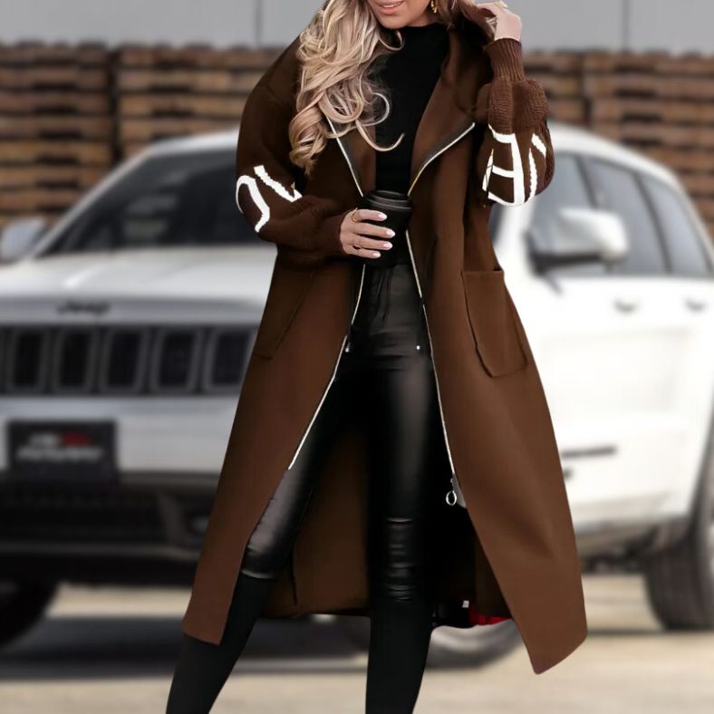 Mhegan™ | Chic Oversized Hooded Ladies Jacket