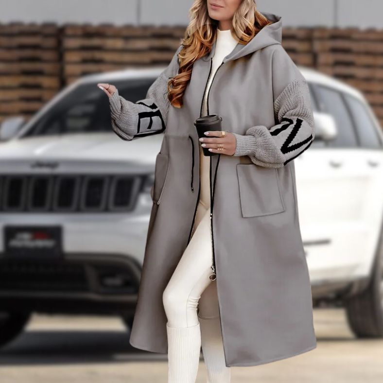 Mhegan™ | Chic Oversized Hooded Ladies Jacket