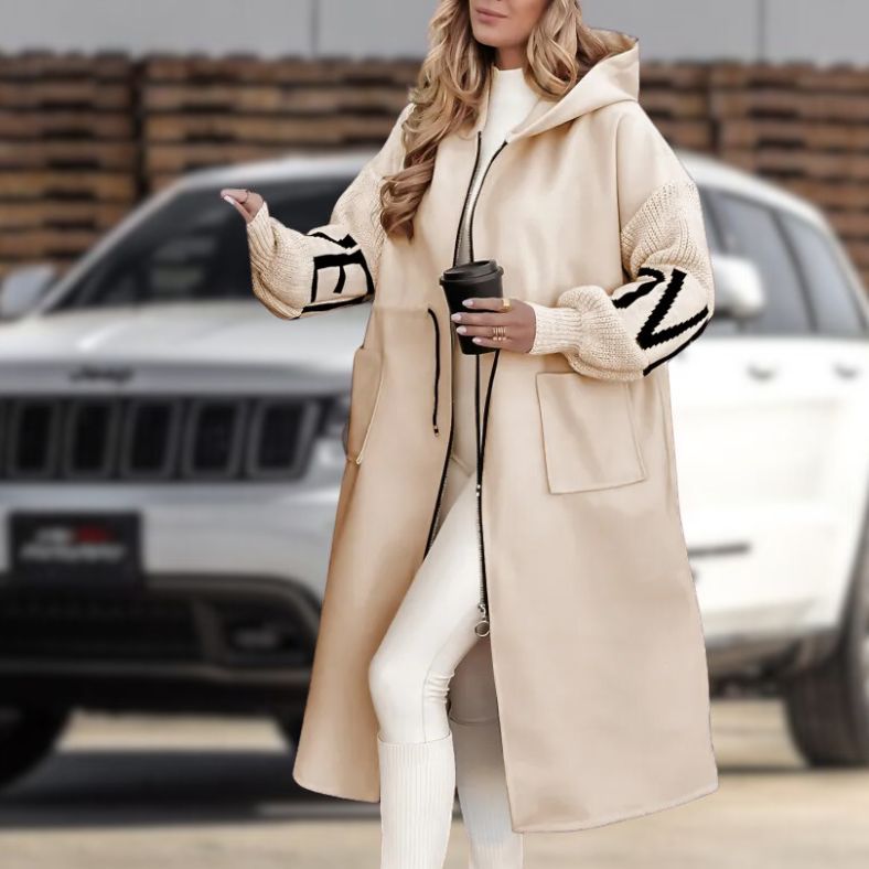 Mhegan™ | Chic Oversized Hooded Ladies Jacket