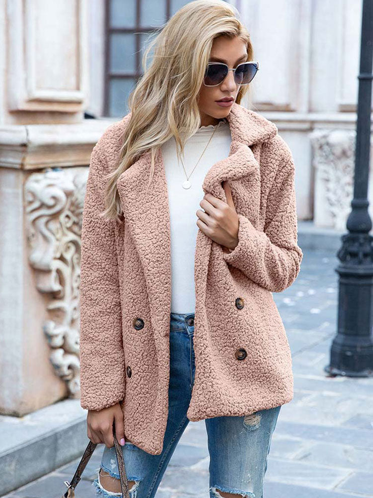 Stacy™ | Chic Ladies Plush Coat