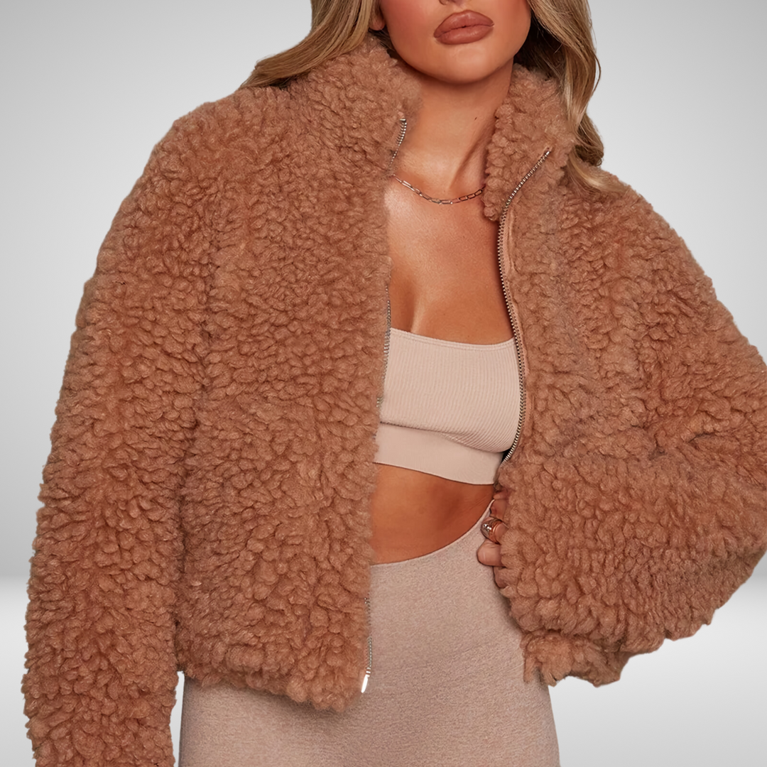 Cristy™ | Ladies Caprice Plush Winter Coat