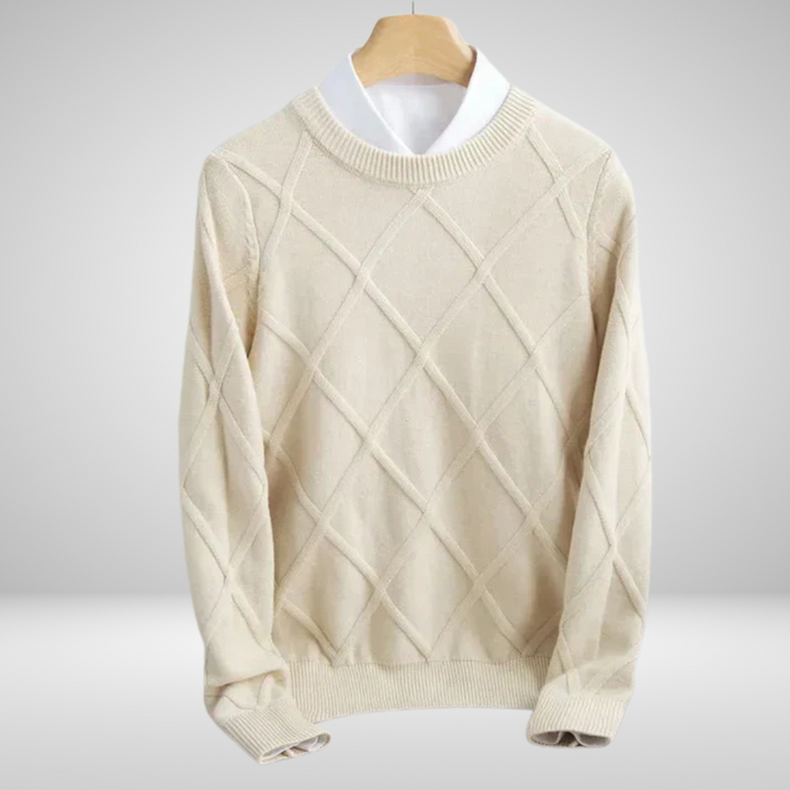 Seyfa™ | Cashmere Check Sweater