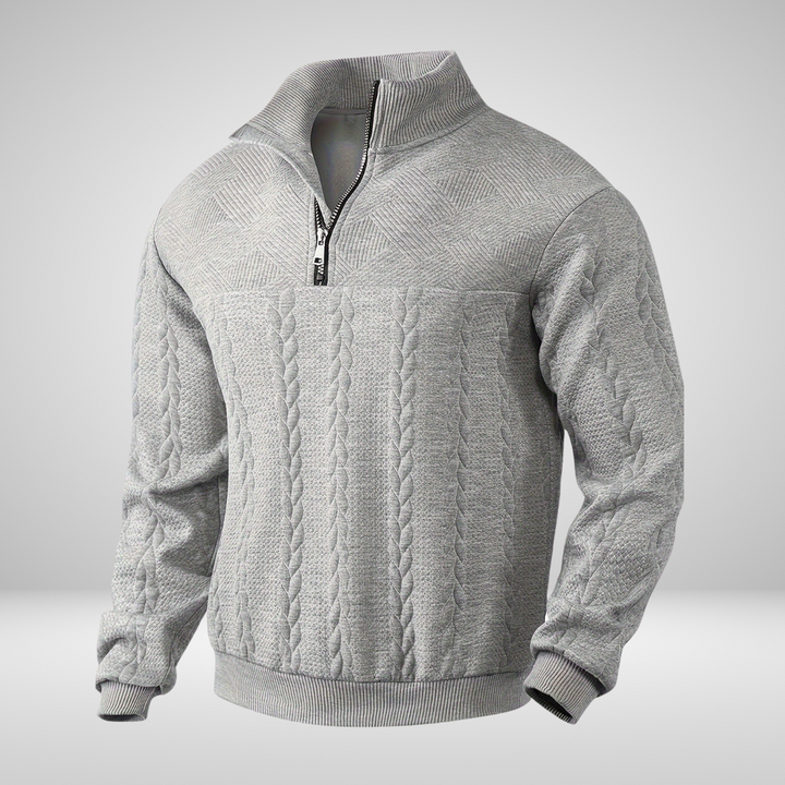 RAFAELLO™ | Vintage Men's Jumper with Zip