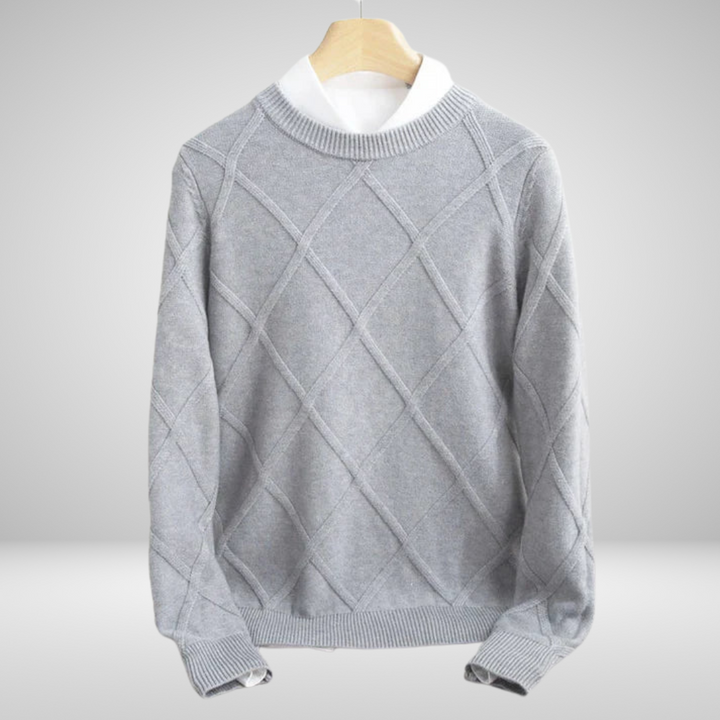 Seyfa™ | Cashmere Check Sweater