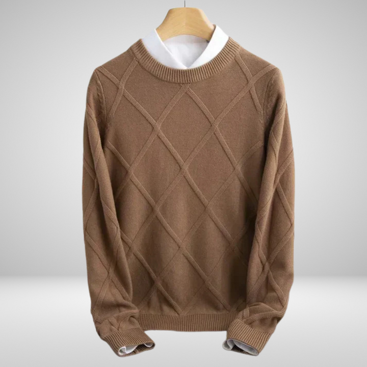 Seyfa™ | Cashmere Check Sweater