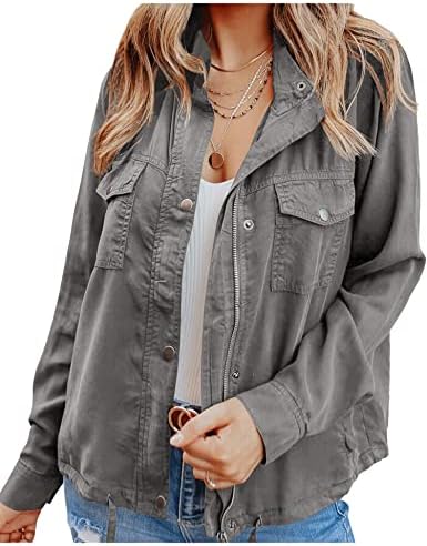 Loren™ | Women's Outdoor Military Utility Jacket Safari Cord Jacket