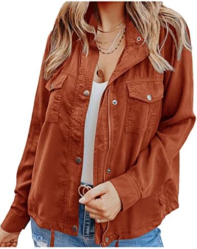 Loren™ | Women's Outdoor Military Utility Jacket Safari Cord Jacket