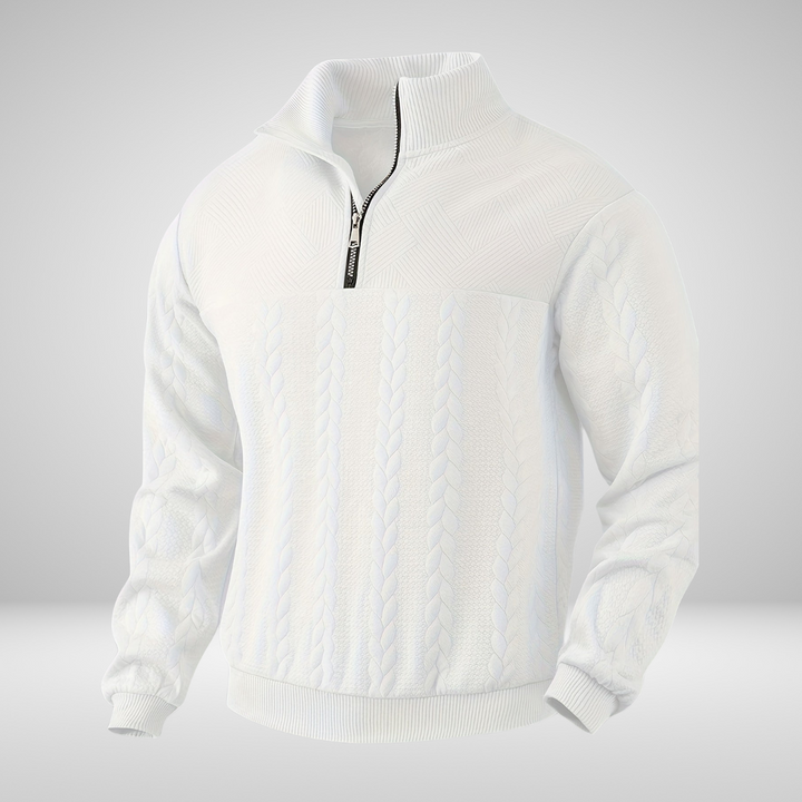 RAFAELLO™ | Vintage Men's Jumper with Zip