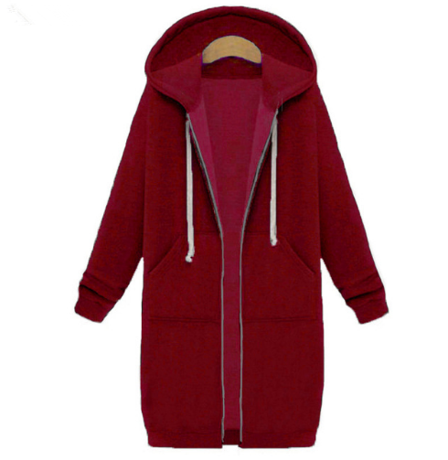 Elie™ | Long Hoodie with Zip for Women