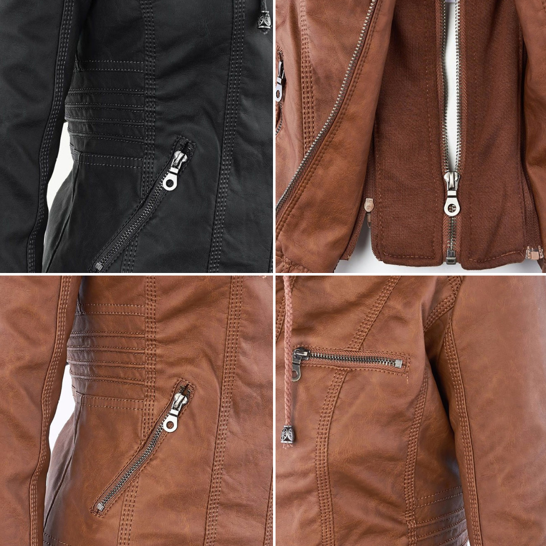 Kamila™ | Vegan Leather Ladies' Jacket