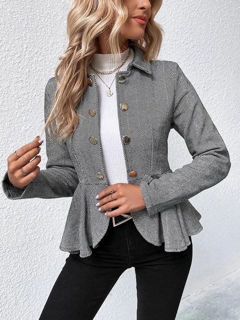 Mikaela™ | Women's Stylish Casual Blazer with Ruffles