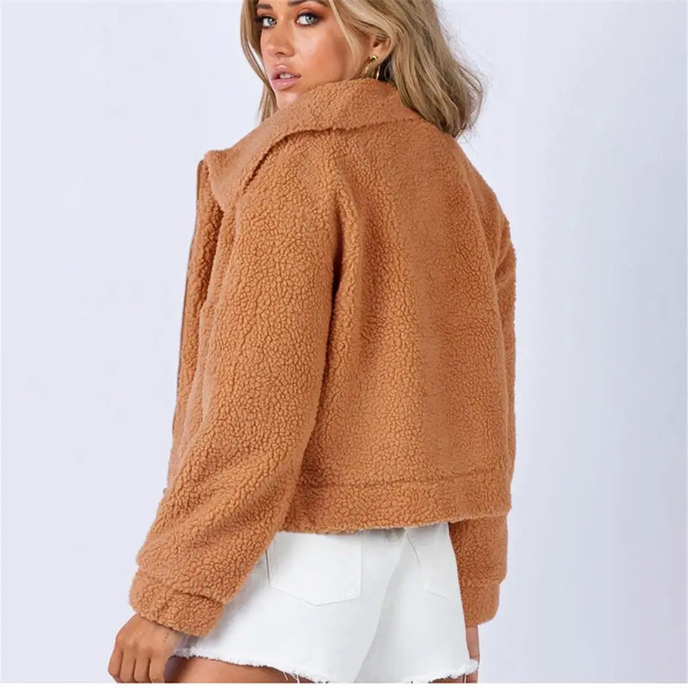 Nova™ | Women's Sherpa Bomber Jacket Warm and Stylish