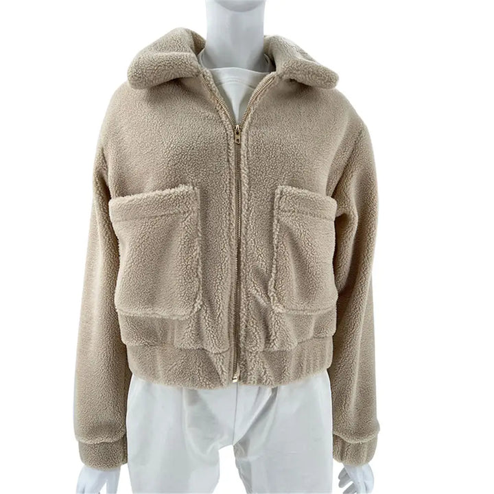 Nova™ | Women's Sherpa Bomber Jacket Warm and Stylish