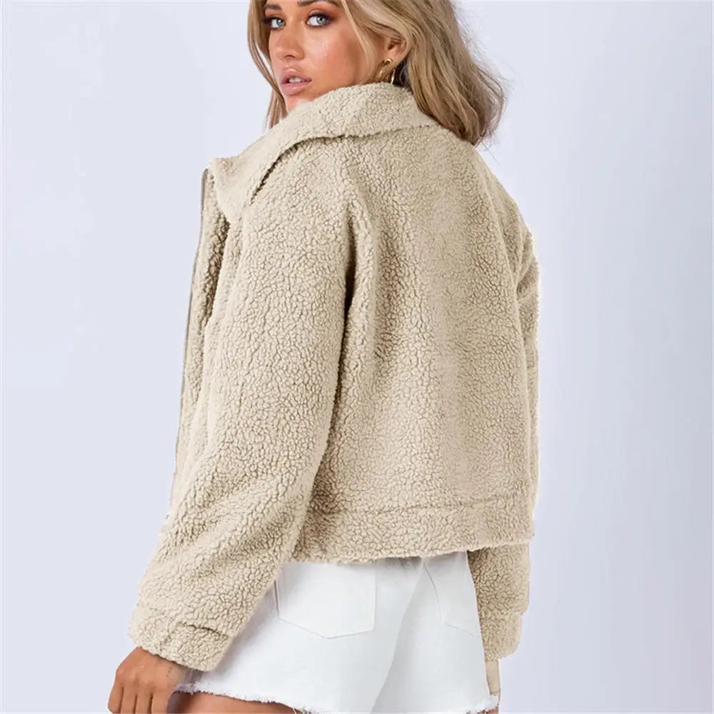 Nova™ | Women's Sherpa Bomber Jacket Warm and Stylish