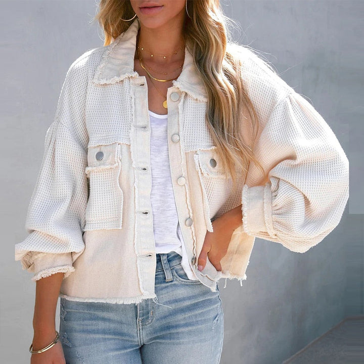 Amanda™ | Trendy Women's Jacket with Puff Sleeves