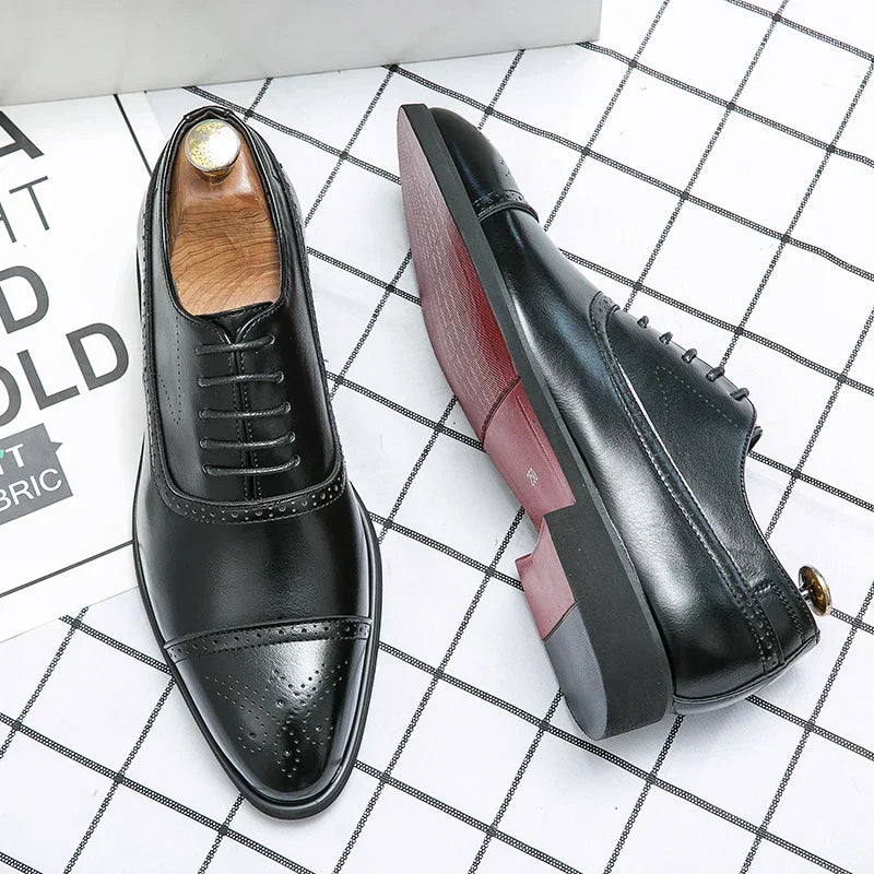 Ventana™ | Oxford Shoes with Red Sole