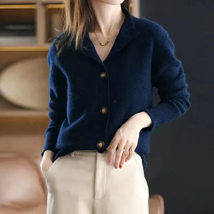 Chantel™ | Classic Ladies' Cardigan with Buttons