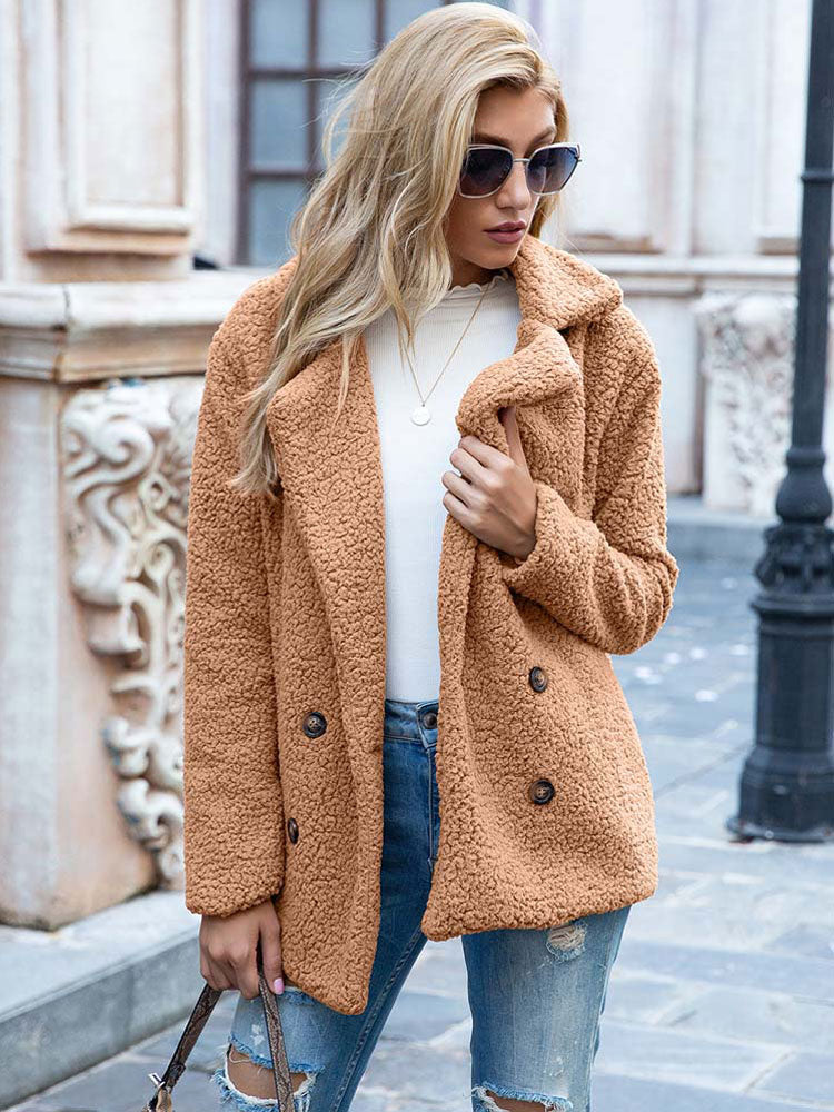 Stacy™ | Chic Ladies Plush Coat