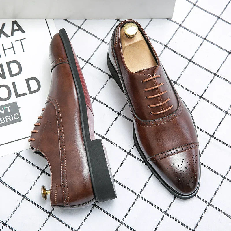 Ventana™ | Oxford Shoes with Red Sole