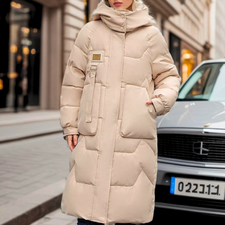 Natasha™ | Ladies Stylish Long Waterproof Puffer Jacket