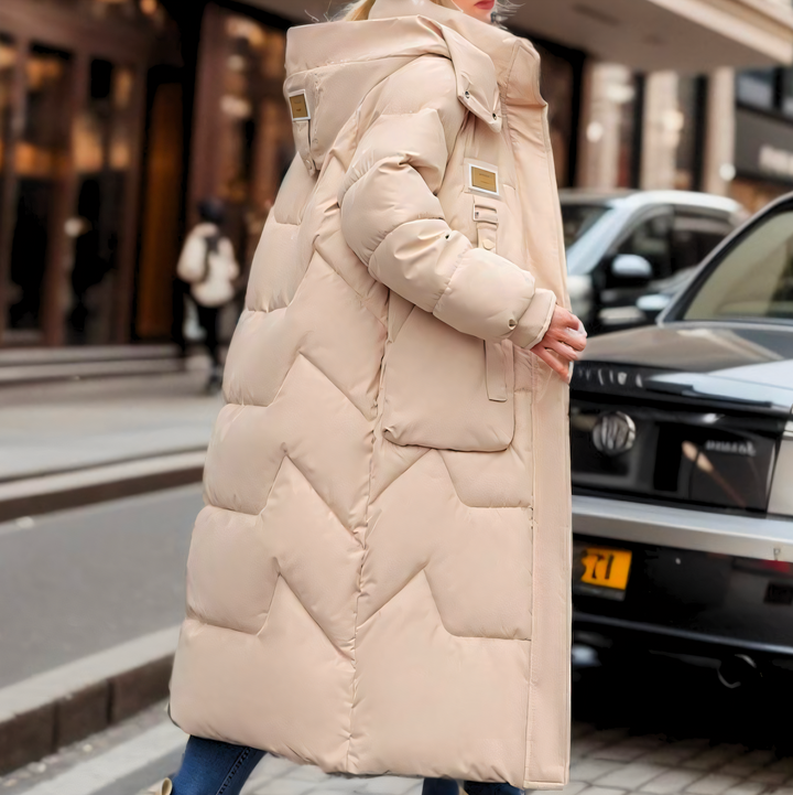 Natasha™ | Ladies Stylish Long Waterproof Puffer Jacket