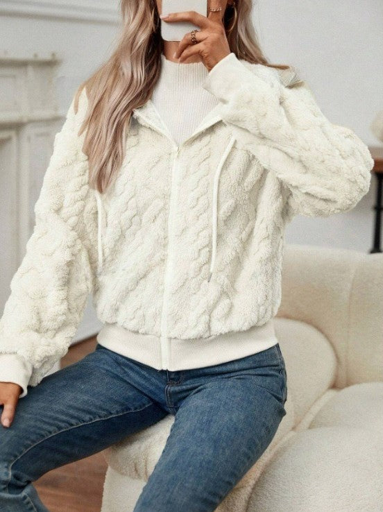 Paulina™ | Soft Knitted Sherpa Bomber Jacket for Women