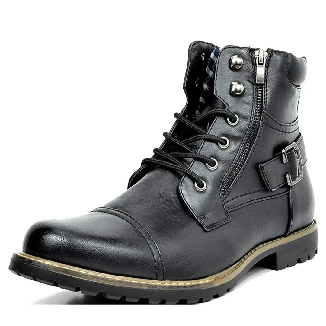 Edgar™ | Leather Lace-Up Boots