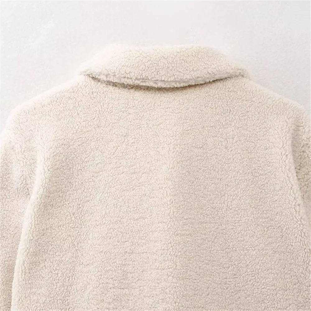 Maricris™ | Women's Warm Fleece Jacket Short Loose Design