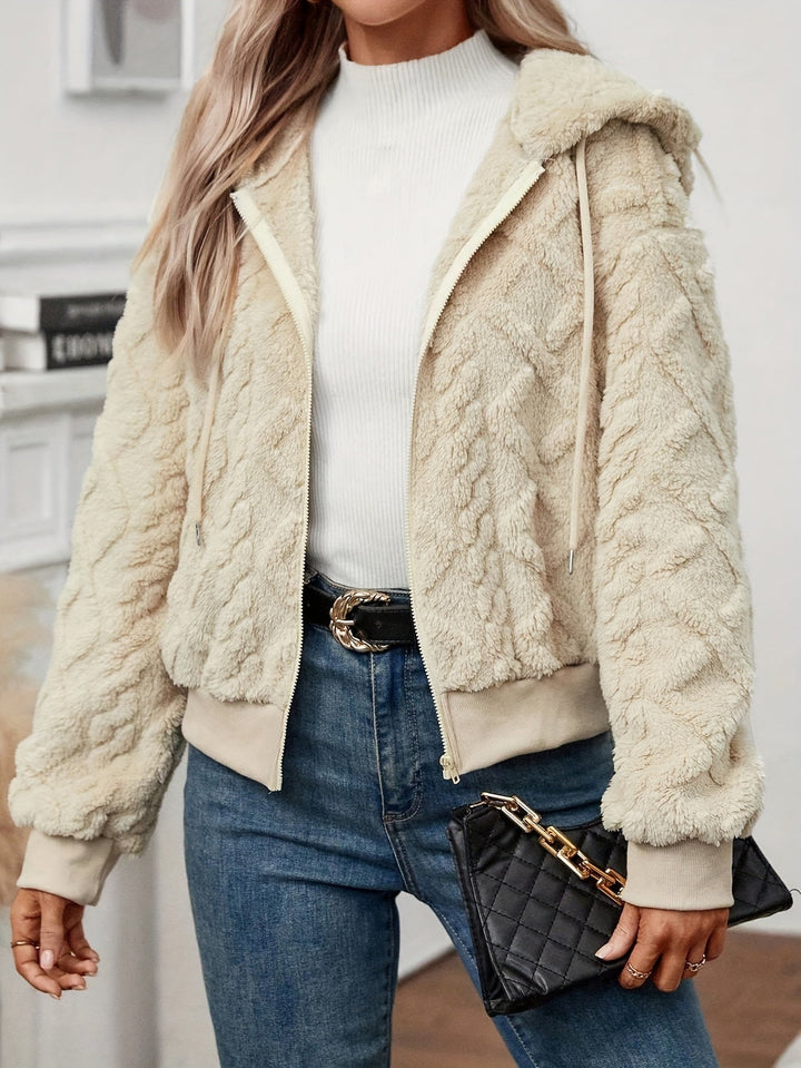 Paulina™ | Soft Knitted Sherpa Bomber Jacket for Women