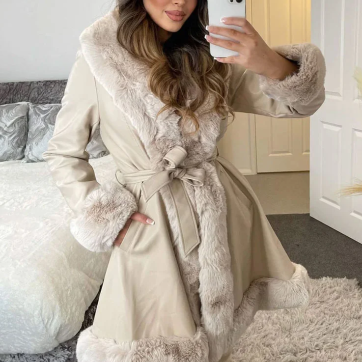 Lilibeth™ | Women's Padded Faux Fur Winter Coat with Hood