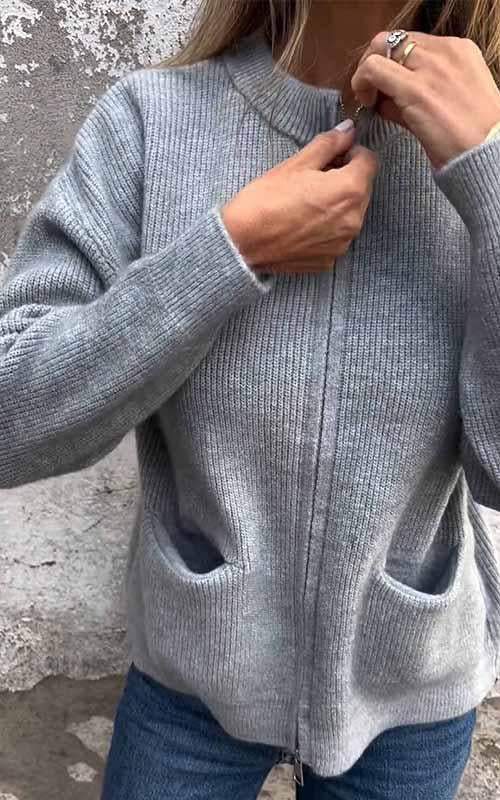 DIDEM™  |  Cosy Knitted Zip Vest