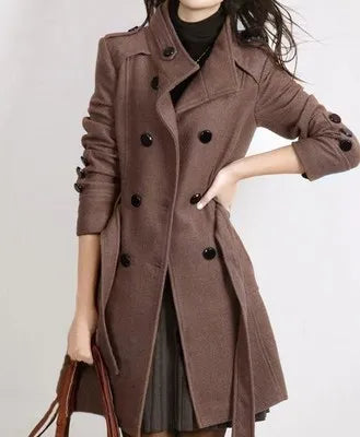 Liezel™ | Long Elegant Coat for Women