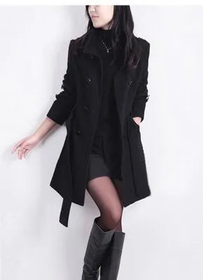 Liezel™ | Long Elegant Coat for Women