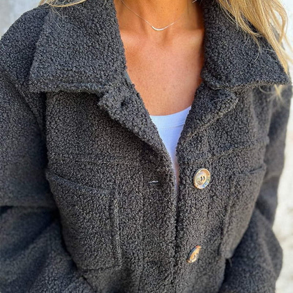 VALENTINA™ | Short jacket with elegant wool accents