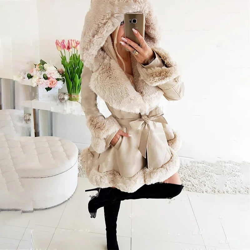 Lilibeth™ | Women's Padded Faux Fur Winter Coat with Hood