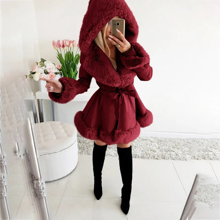 Lilibeth™ | Women's Padded Faux Fur Winter Coat with Hood